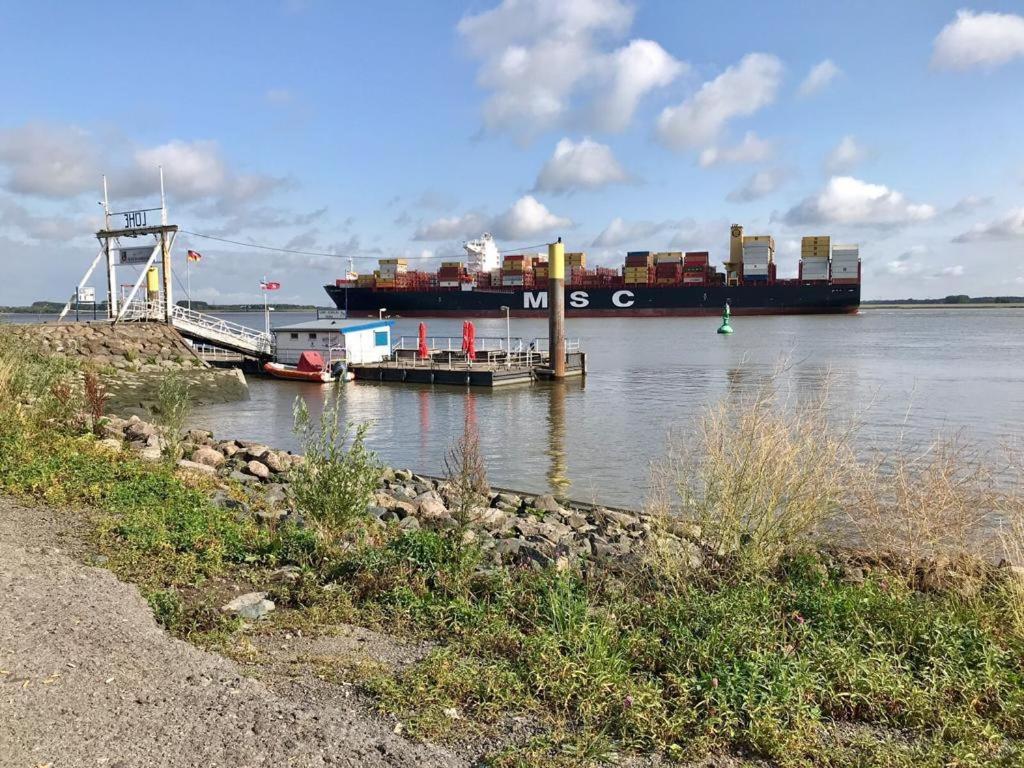 Fewo Blankenese Im Haus Luehegarten Grünendeich 外观 照片